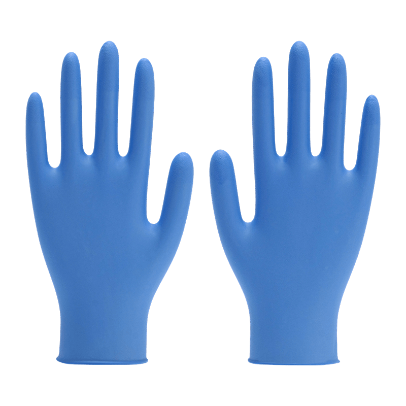 9 inch XS Biosafety Protection Fingertip-Textured Nitrile Gloves