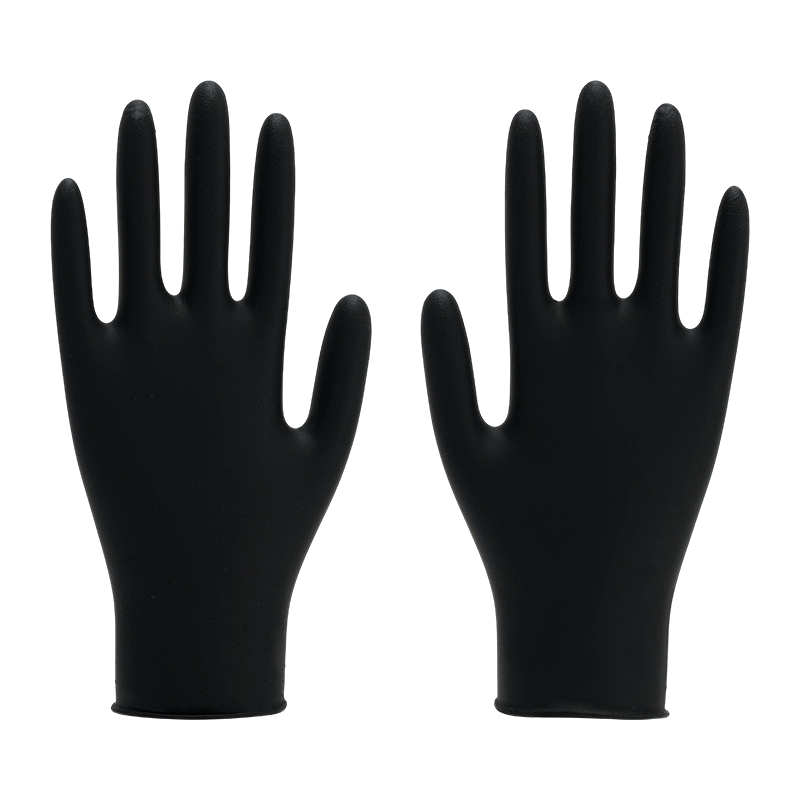 9 inch S Food-Grade Powdered Nitrile Gloves