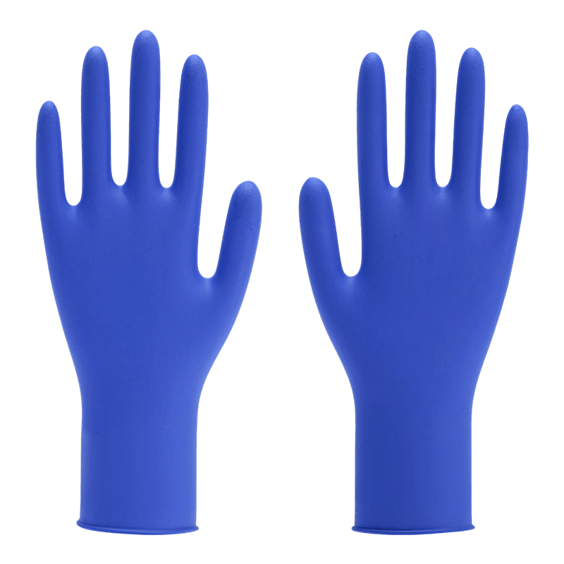 12 inch XS Industrial Fingertip-Textured Nitrile Gloves