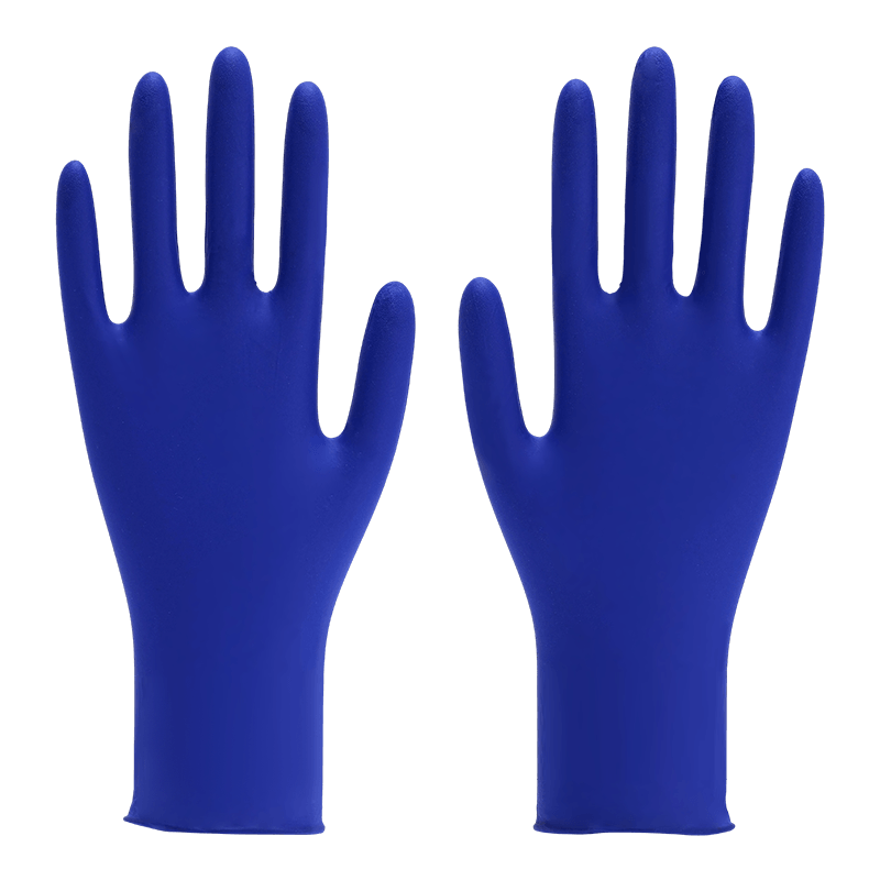 12 inch XL Industrial Fingertip-Textured Nitrile Gloves